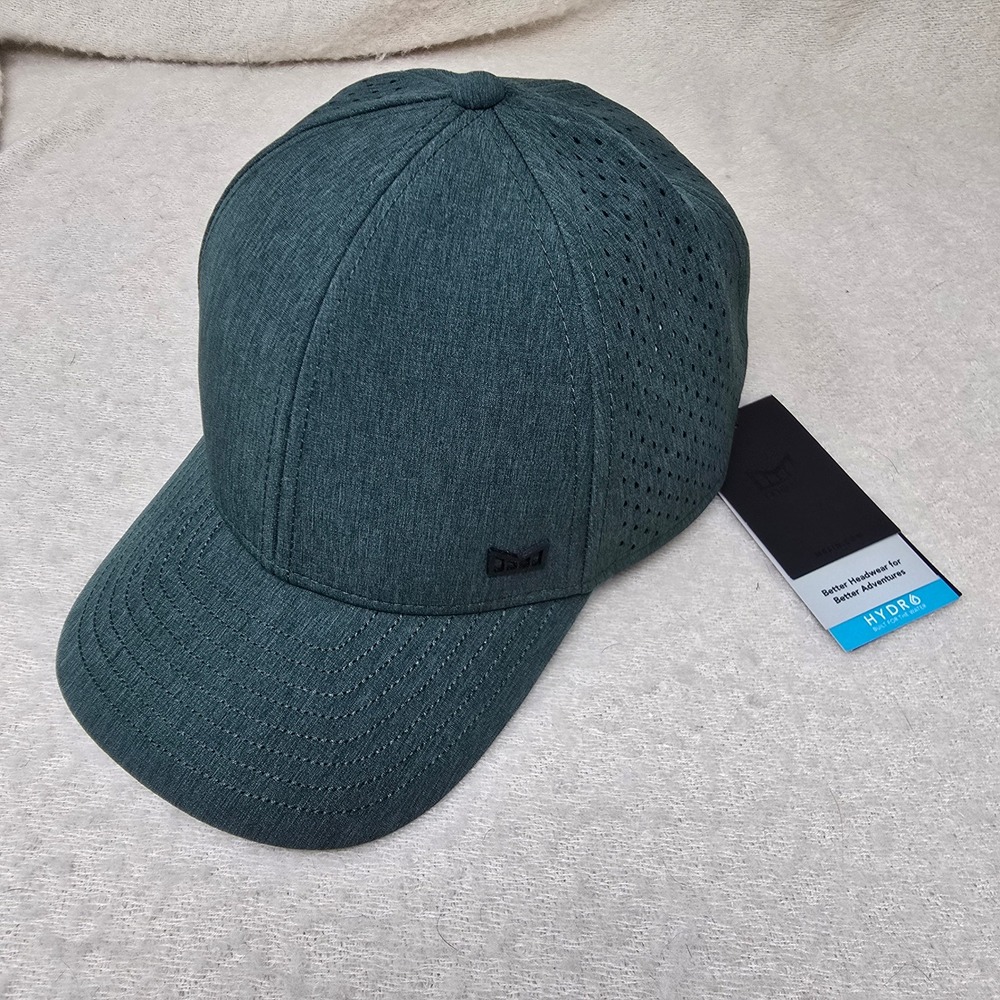 Melin A-Game Hydro Hat Mens Classic Shady Glade Heather Green Snapback Cap NEW